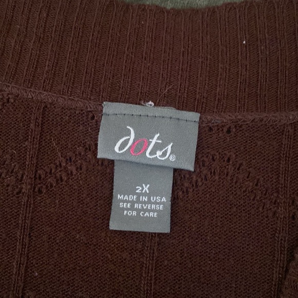 Dots brown shrug - Picture 2 of 3
